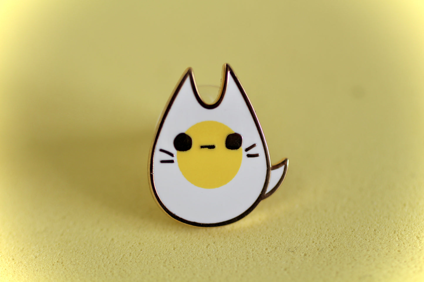 Egg Cat Pin