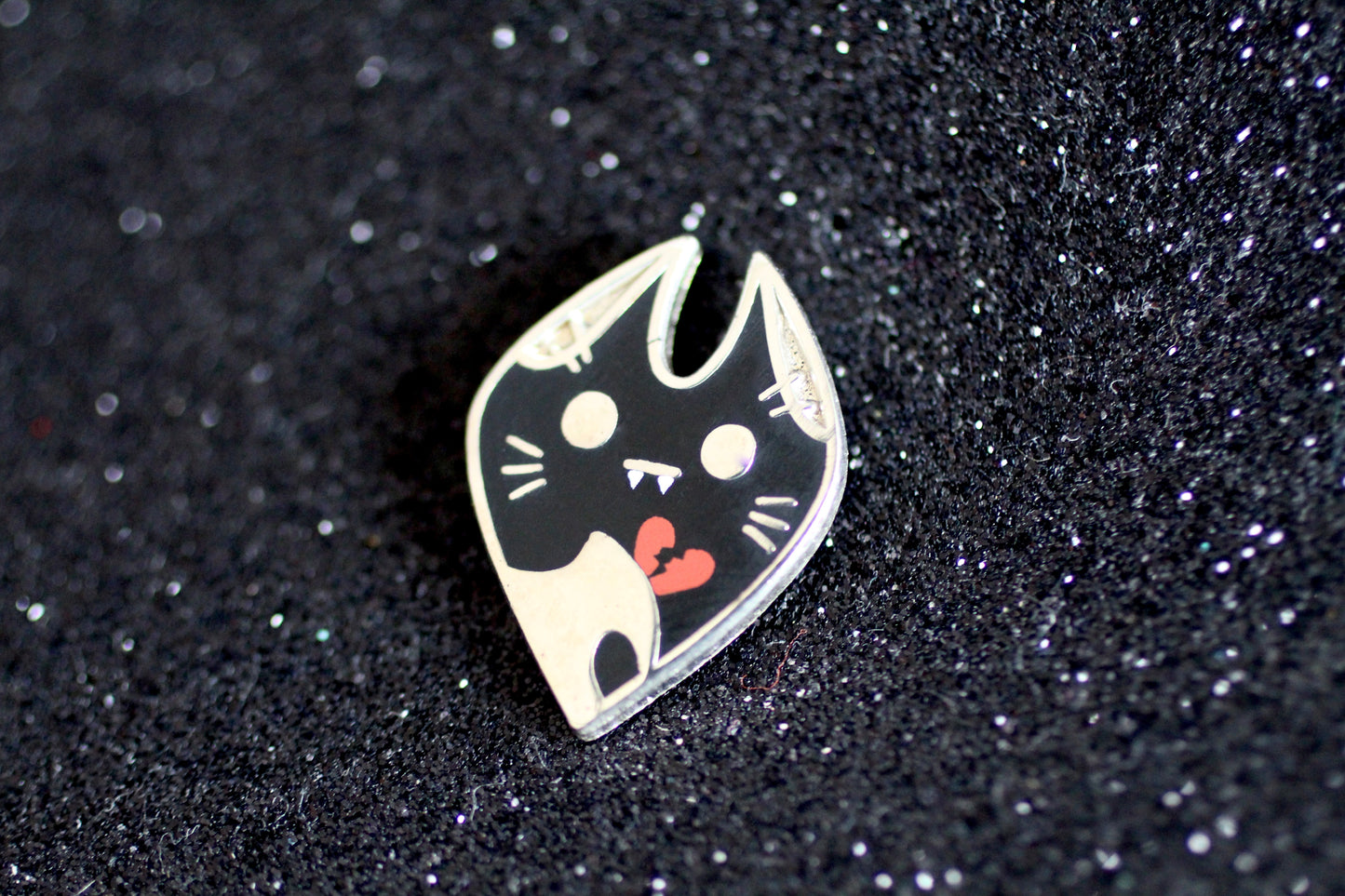 Whiskerbat Pin - Vampire Bat Edition