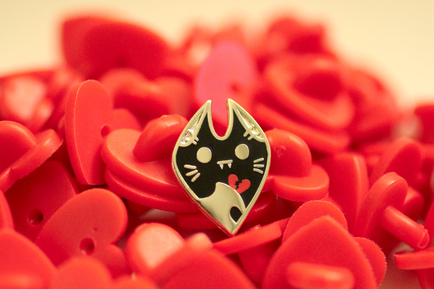 Whiskerbat Pin - Vampire Bat Edition