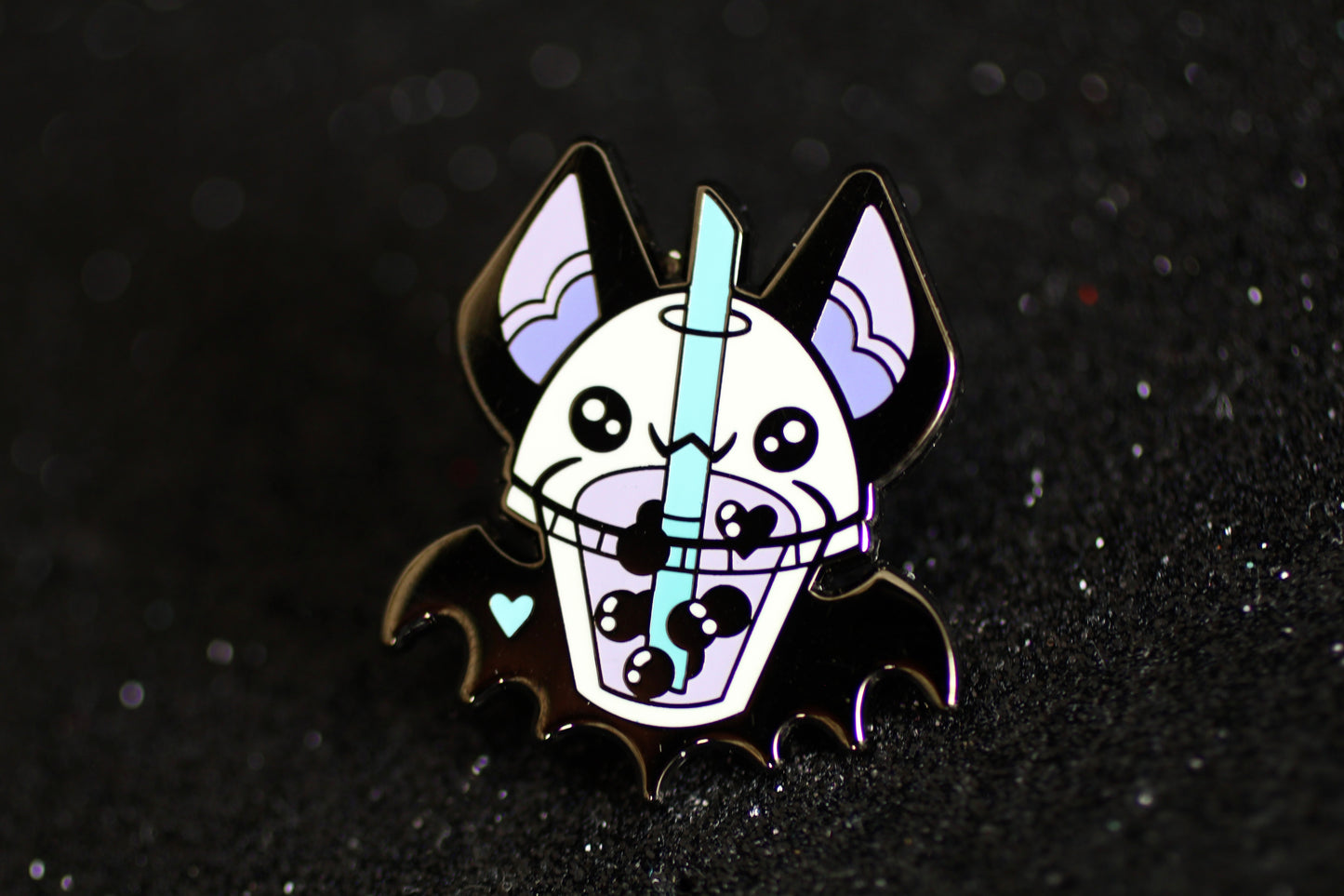 Bobat - Bubble Tea Bat Pin