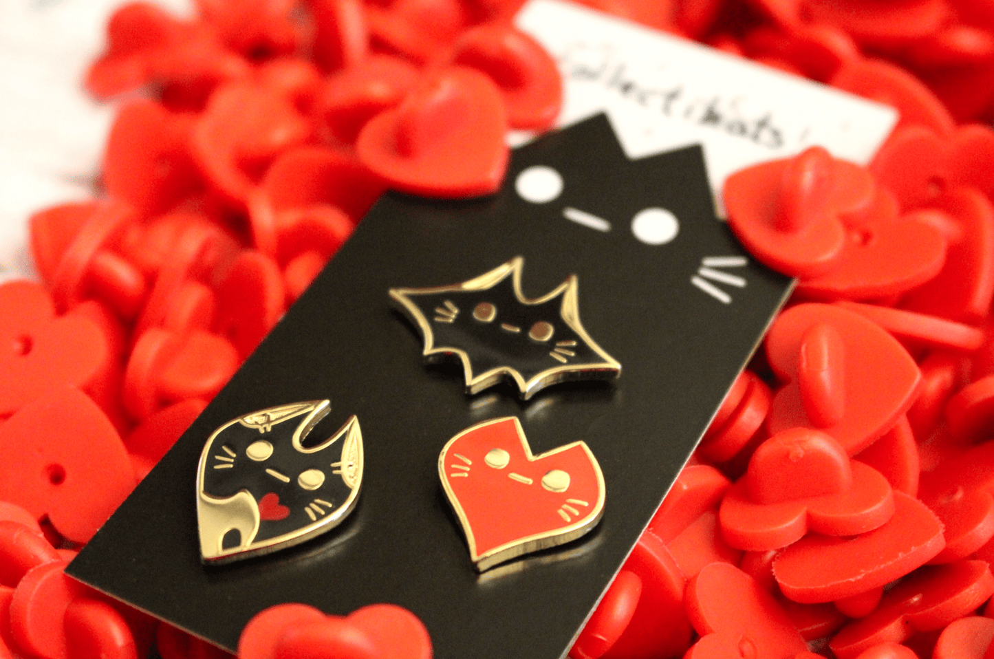 Collecticats Valentine's Pins
