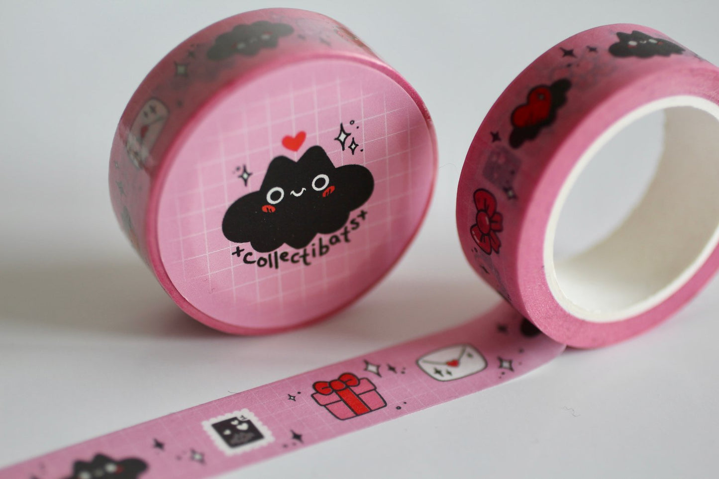 Batty Mail Pink Washi Tape