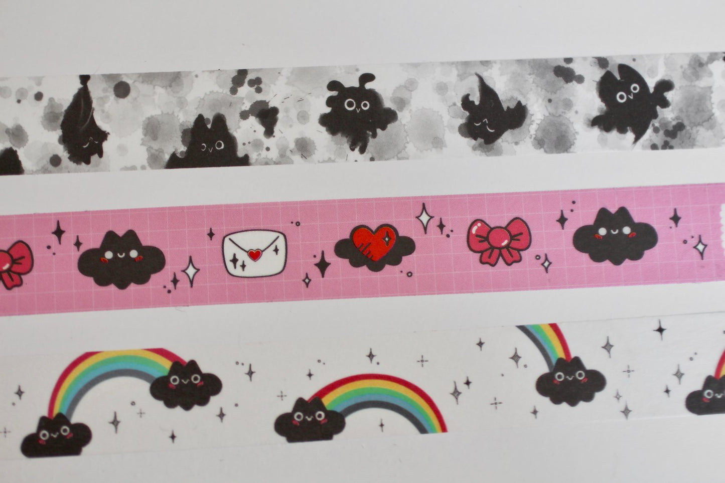 Rainbow Bats Washi Tape