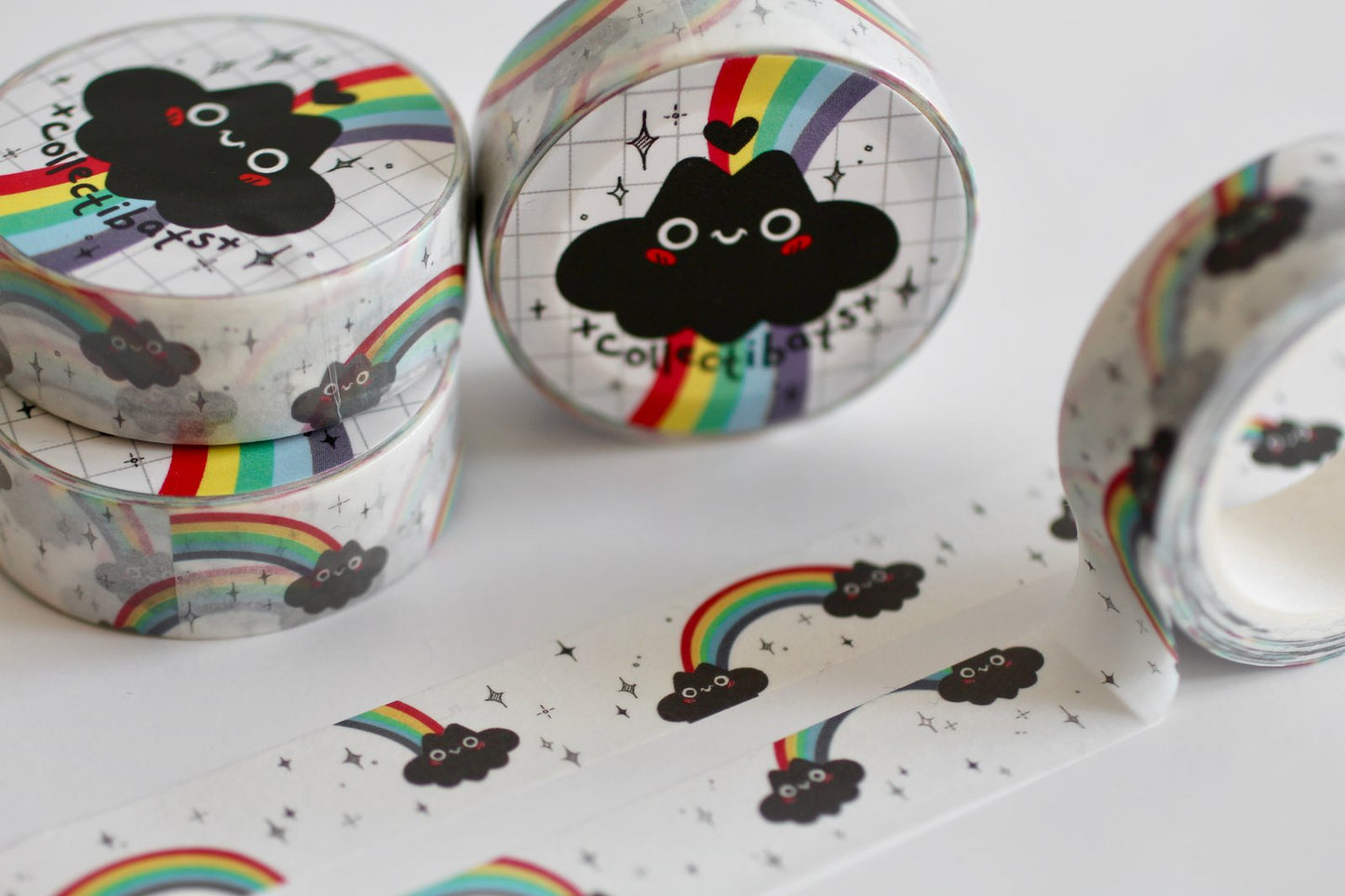 Rainbow Bats Washi Tape