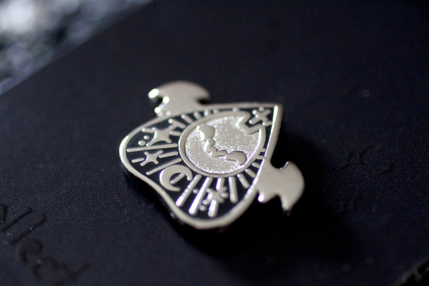 Planchetty Bat Pin - Silver